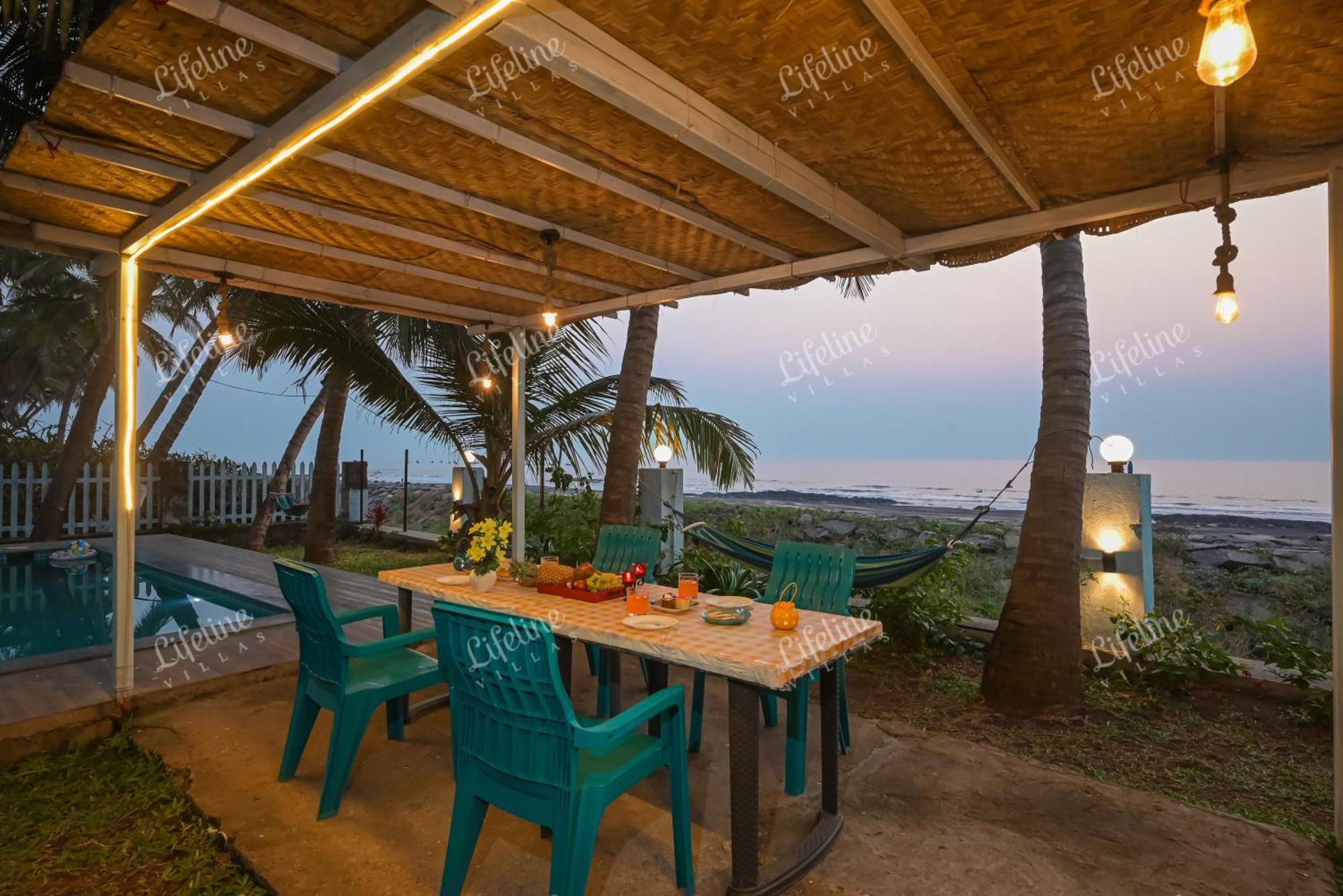 En Ocean Infinity Pool Villa Overlooking Sea ,Beach Touch Alībāg Exterior photo
